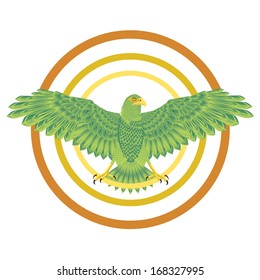 Eagle in the circles