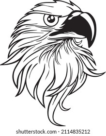 Eagle Clipart Black And White ,Black And White Eagle PNG