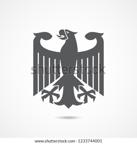 Eagle. Coat of arms of Germany.