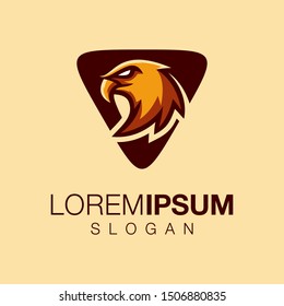 eagle color logo design vector 