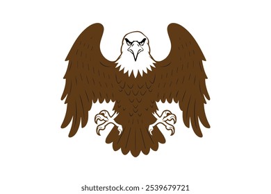 Águila colorido diseño de estilo de Vector 