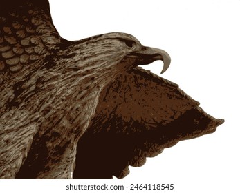 Eagle is a common name for golden eagle, bald eagle, and other birds of prey in the family Accipitridae. They are powerful by their strength, and one of the most ferocious avian predators or hunters