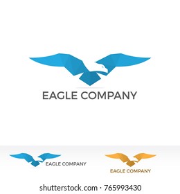 Eagle Company Logo Ilustration Template