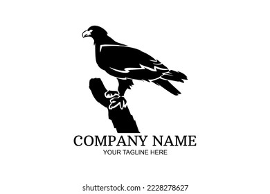 Eagle Company Logo Vector Illustration. Suitable for business company, modern company, etc.