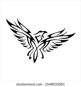 Eagle computer graphic vector art