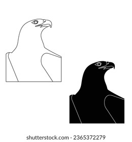 Eagle concept concept icon stock illustration