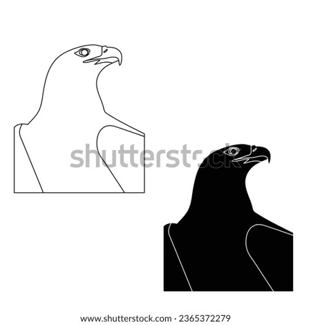 Eagle concept concept icon stock illustration