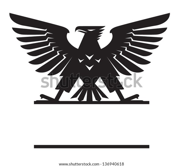 Eagle Crest Stock Vector (Royalty Free) 136940618