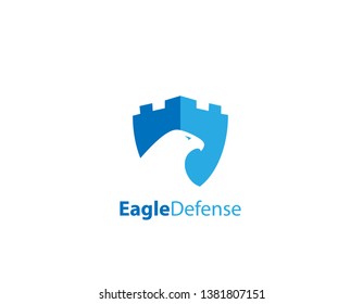 Eagle defense logo - illustration