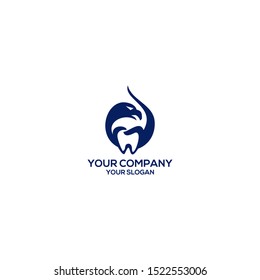 Eagle Dental Logo Design vector