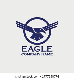eagle design logo vector. eagle animal bird vector