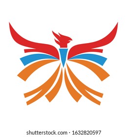 eagle design logo vector - illustration