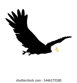 eagle for design vector like in the sky