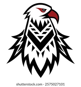 eagle designed with tribal patterns (2)
