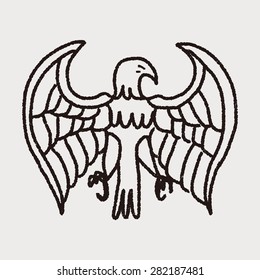 eagle doodle