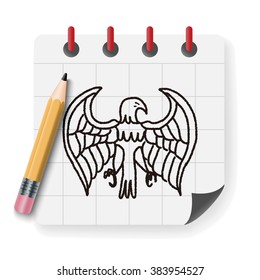 eagle doodle
