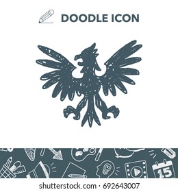 eagle doodle