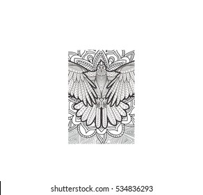 Eagle Doodle Art
