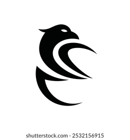 Eagle with E design shape