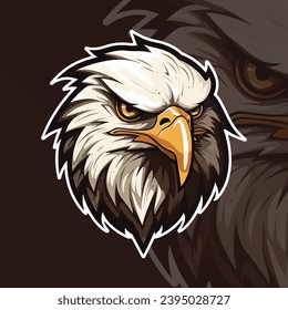 eagle e sports gaming logo design