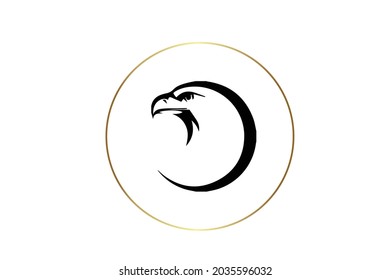 EAGLE elegante logotipo con iniciales para la empresa -vector