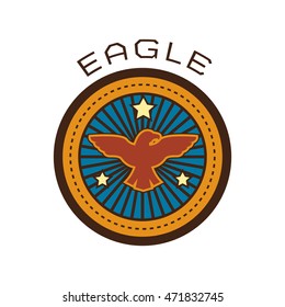 Eagle Emblem and badge Logo Template