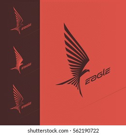 Eagle emblem design logo
