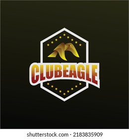 plantilla de diseño del logotipo del emblema del águila