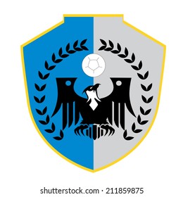 eagle emblem with shield