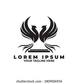Eagle emblem symbol logo design