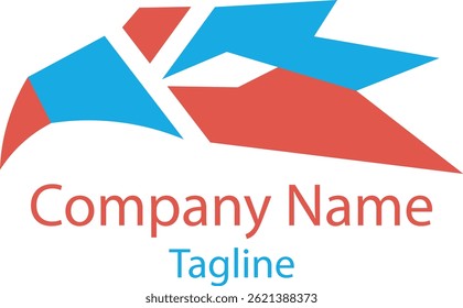 The eagle energy logo design template