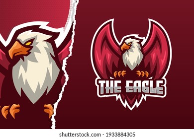 The Eagle E-sport Game Logo Template