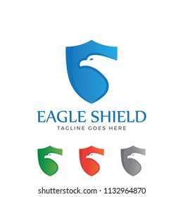 Eagle e-sport icon vector, Hawk bird icon template isolated on white background