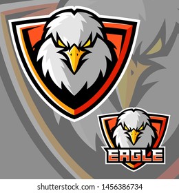 Eagle Esport Logo Design Vector