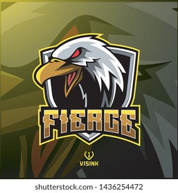 Eagle esport mascot logo design