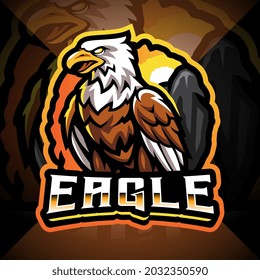 Eagle esport mascot logo design