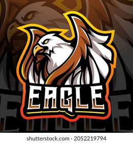 Eagle esport mascot logo design