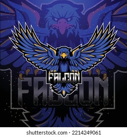 Eagle esport mascot logo design