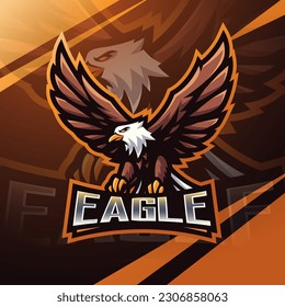 Eagle esport mascot logo design