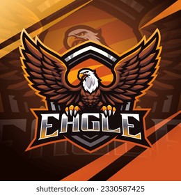 Eagle esport mascot logo design