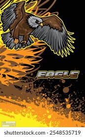 Eagle E-sports papel de parede de fundo design