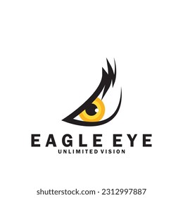 eagle eye icon vector illustration template design