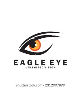 eagle eye icon vector illustration template design