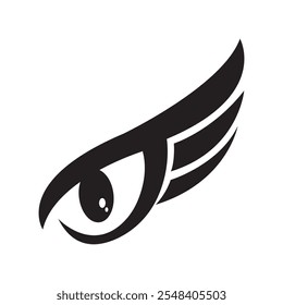 Diseño de Vector de Ilustración vectorial de ícono de ojo de águila