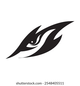 ícone de olho de águia ilustração vetorial design vetorial