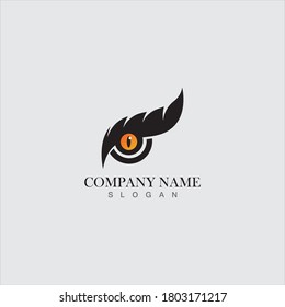 Plantilla de diseño de concepto de logotipo Eagle eye