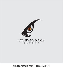 Plantilla de diseño de concepto de logotipo Eagle eye