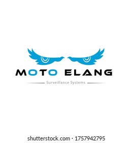 Eagle eye logo design template