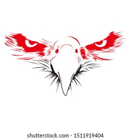 Eagle Eye Vector Design. animals vector design.