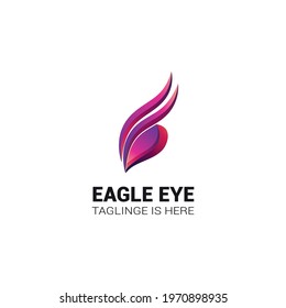 eagle eye-bird eye logo template